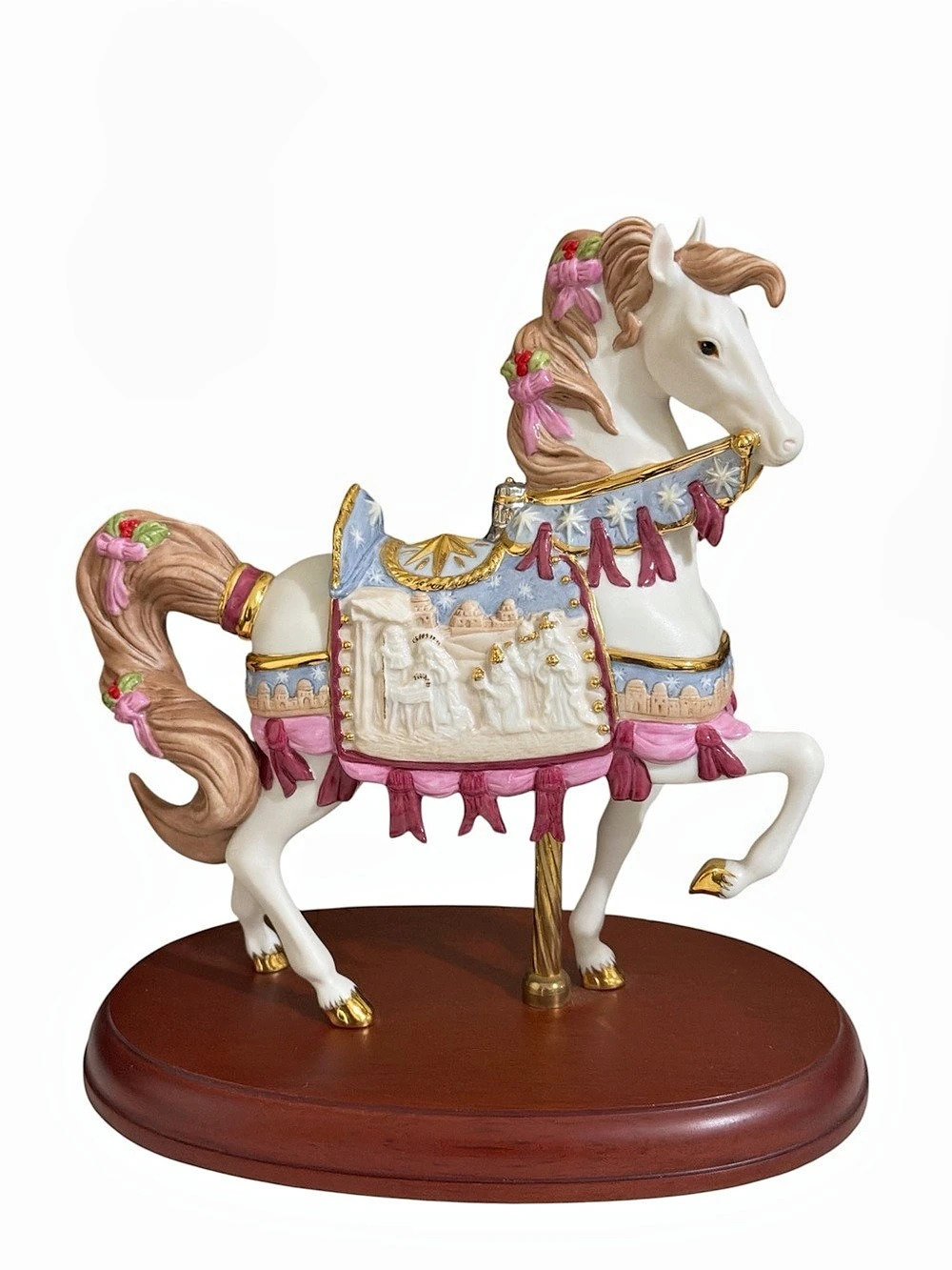 Lenox The 2009 Christmas Carousel Horse Carousel Horse Figurine Decor